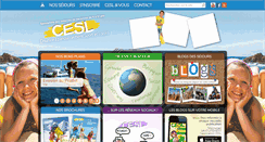 Desktop Screenshot of cesl.fr