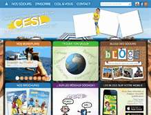 Tablet Screenshot of cesl.fr